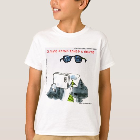 Onzichtbare Selfie Grappig T-shirt (Voorkant)