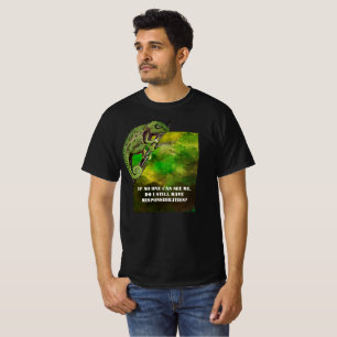 Onzichtbare Verantwoordelijkheden Chameleon T-shir T-shirt
