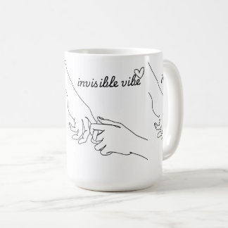 Onzichtbare Vibe Minimale Lijnkunstmok Koffiemok