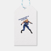Onzichtbare Vrouw Cadeaulabel (Voorkant)