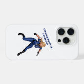 Onzichtbare Vrouw iPhone Hoesje (Achterkant horizontaal)