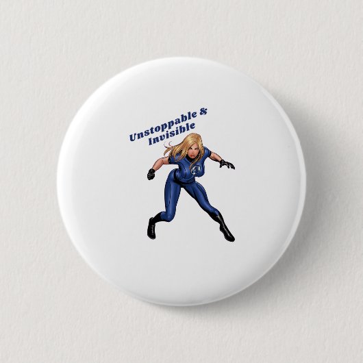 Onzichtbare Vrouw Ronde Button 5,7 Cm (Voorkant)