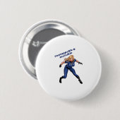Onzichtbare Vrouw Ronde Button 5,7 Cm (Voorkant /achterkant)