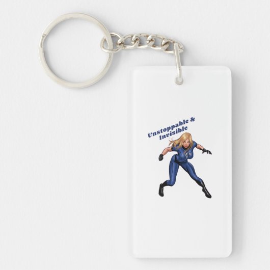 Onzichtbare vrouw sleutelhanger (Voorkant)