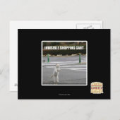 ONZICHTBARE WINKELWAGEN BRIEFKAART (Voorkant / Achterkant)
