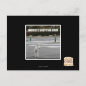 ONZICHTBARE WINKELWAGEN BRIEFKAART (Voorkant)