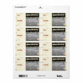 ONZICHTBARE WINKELWAGEN ETIKET (Full Sheet)