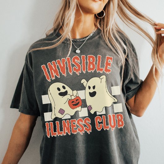 Onzichtbare Ziekte Club | Halloweenhandicap T-shirt
