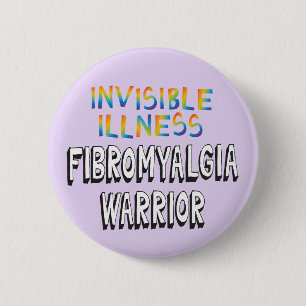 Onzichtbare ziekte Fibromyalgie Ronde Button 5,7 Cm