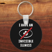 Onzichtbare ziekte, handicap. Onzichtbare. Sleutelhanger (Voorkant)
