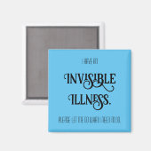 Onzichtbare ziekte magneet (Voorkant / Achterkant)