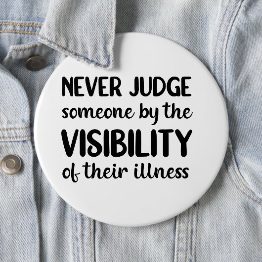 Onzichtbare ziekte ronde button 6,0 cm (In situ)