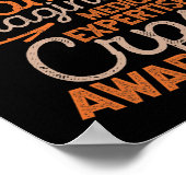 Onzichtbare ziekte RSD CRPS Awareness Poster (Hoek)