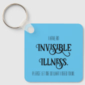 Onzichtbare ziekte sleutelhanger (Voorkant)