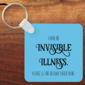 Onzichtbare ziekte sleutelhanger (Voorkant)