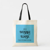 Onzichtbare ziekte tote bag (Achterkant)