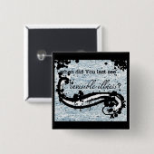 Onzichtbare ziekteknop/badge/pin vierkante button 5,1 cm (Voorkant /achterkant)