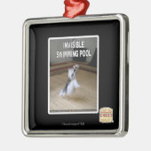Onzichtbare zwembad metalen ornament (Links)