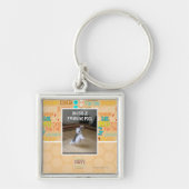 Onzichtbare zwembad sleutelhanger (Voorkant)