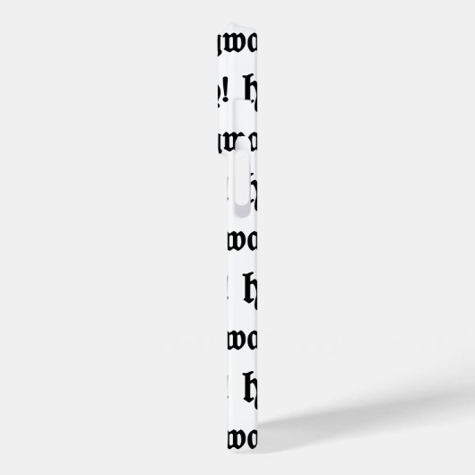 Onzin! Case-Mate iPhone Case (Achterkant / Links)