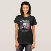 Onzin die morgen komt Thomas Jefferson Funny 4t T-shirt (Voorkant volledig)