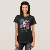 Onzin die morgen komt Thomas Jefferson Funny 4t T-shirt (Voorkant volledig)