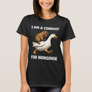 Onzin leiding – grappige dier rit voor humor liefh t-shirt