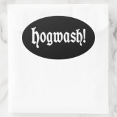 Onzin! Ovale Sticker (Tas)