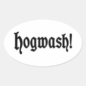 Onzin! Ovale Sticker (Voorkant)