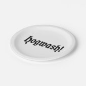 Onzin! Papieren Bordje (Gekanteld)