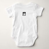 onzin voor kinderen romper (Achterkant)