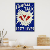 onzorgvuldige Talk Kosten Lives Poster (Keuken)