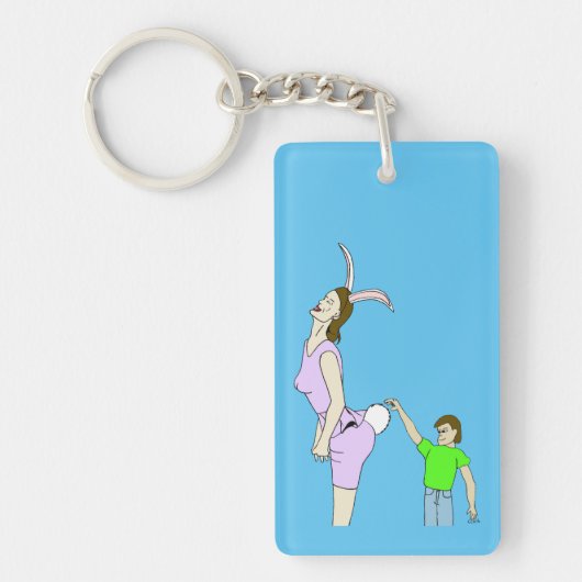 oo fuzzy sleutelhanger (Voorkant)