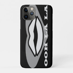 OO La La design roze en zwart schoonheidsthema Fra Case-Mate iPhone Case