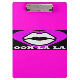 OO La La design roze en zwart schoonheidsthema Fra Klembord