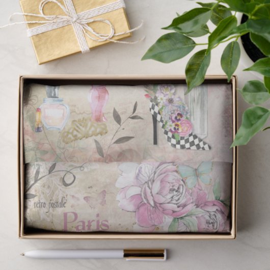 Oo La Parfume Decoupage papier (Geschenk)