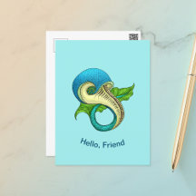 Oodd Fish Briefkaart