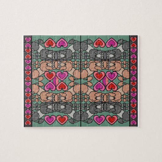 Oodles Puzzle (Foo Poodles Design) Legpuzzel (Horizontaal)