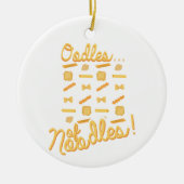 Oodles van noedels keramisch ornament (Voorkant)