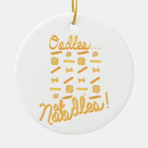 Oodles van noedels keramisch ornament