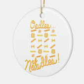 Oodles van noedels keramisch ornament (Links)
