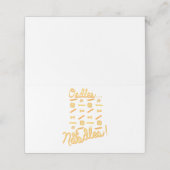 Oodles van noedels plaatskaartje (Buitenkant ongevouwen)