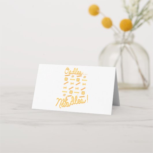 Oodles van noedels plaatskaartje (Voorkant)