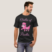 Oodles van poedels Schattige roze poedel T-shirt (Voorkant volledig)