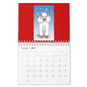 Oodles van Poodles Dog Art Calender Kalender (Jan 2027)