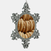 Oodles van Snickerdoedles Tin Sneeuwvlok Ornament (Links)