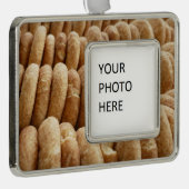 Oodles van Snickerdoedles Verzilverd Omlijst Ornament (Rechts)