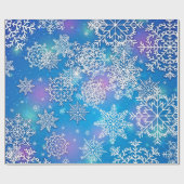 Oodles van Snowflakes op vlinderzijde Cadeaupapier (Vlak)