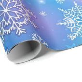 Oodles van Snowflakes op vlinderzijde Cadeaupapier (Rol Hoek)