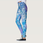 Oodles van Snowflakes op vlinderzijde Leggings (Links)